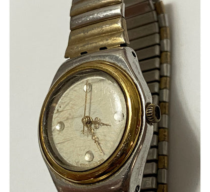 Relógio Antigo Suíço Swatch Irony 1995 Elástico Swiss Made