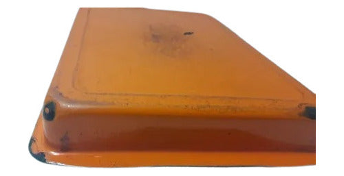 Assadeira Retangular Esmaltada Antiga