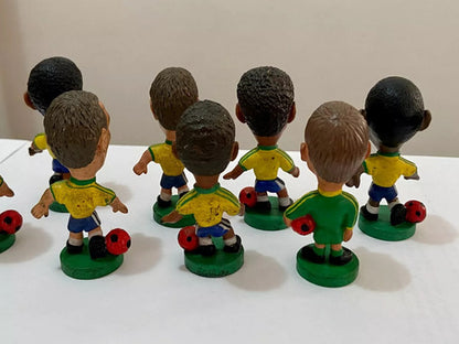 Coleção Bonecos Antigos Coca Cola Mini Craque Brasil Copa 98