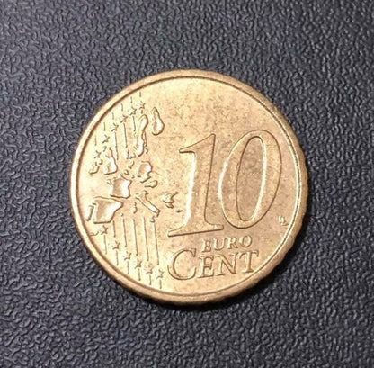 Antiga Moeda Alemanha 10 Euro Cent 2002 #lote03