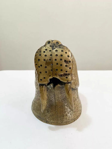 Abridor Antigo De Garrafa Morsa Em Bronze Europeu Dourado