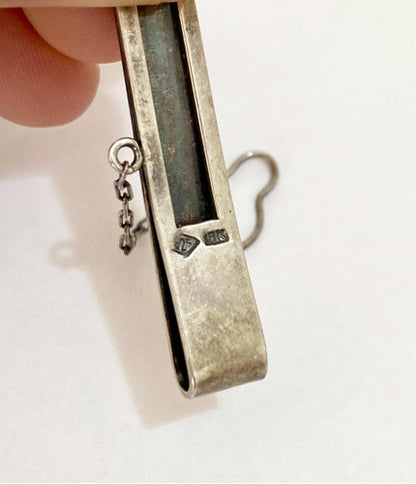 Prendedor De Gravata Antigo Prata 925