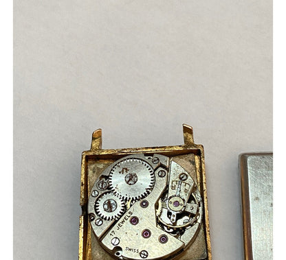 Relógio Antigo Suíço Mafil 17 Jewels Dourado