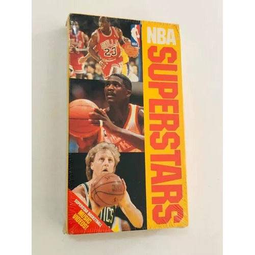 Fita antiga vhs lacrada nba superstars lendas do basquete