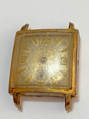 Relógio Antigo Suíço Mafil 17 Jewels Dourado