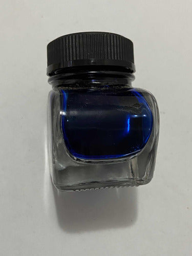 Tinta Para Caneta Pelikan 4001 Germany Blue Black Antiga
