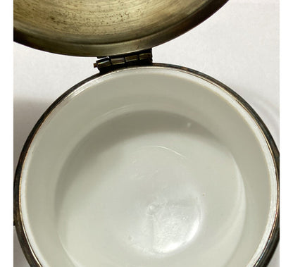 Açucareiro Antigo Em Metal Anos 50 Cor Prata