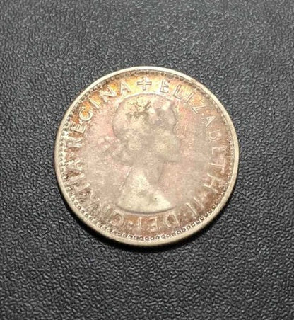 Moeda Antiga 1953 Australia 1 Shilling