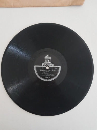 Disco Antigo 78 Rpm Francisco Alves Palavras Amigas