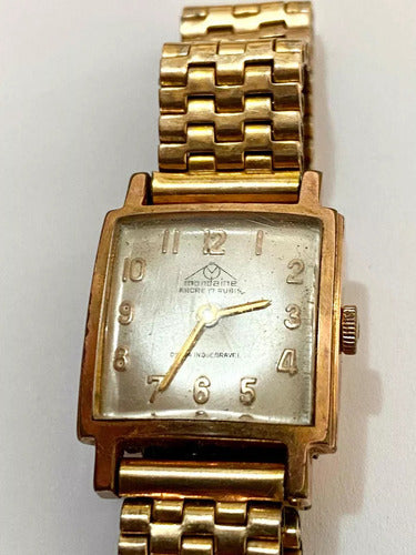 Relógio Antigo Mondaine Ancre 17 Rubis Coroa Inquebravel