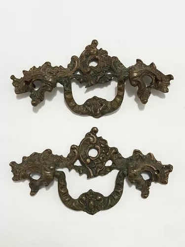 Puxadores Com Pingentes Para Móveis Em Bronze Estilo Xv