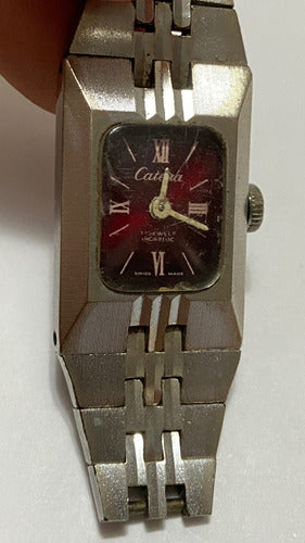 Relógio Antigo Suíço Catena 17 Jewels Incabloc