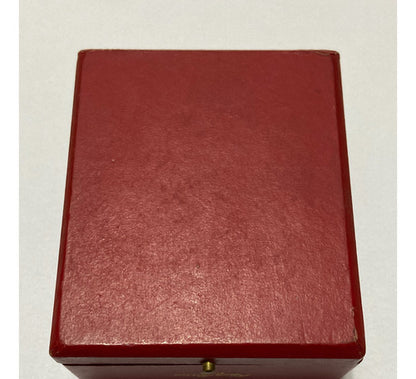 Caixa Relogio Suíço Antigo Reve Matic Swiss Made Vermelha