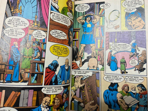 Lote Hq Gibi Antigo Conan Marvel - Conan Rei