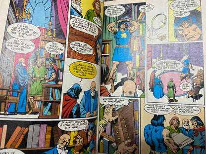 Lote Hq Gibi Antigo Conan Marvel - Conan Rei