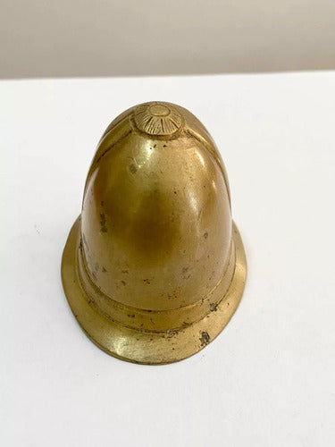 Abridor De Garrafa De Bronze Antigo Em Forma De Capacete