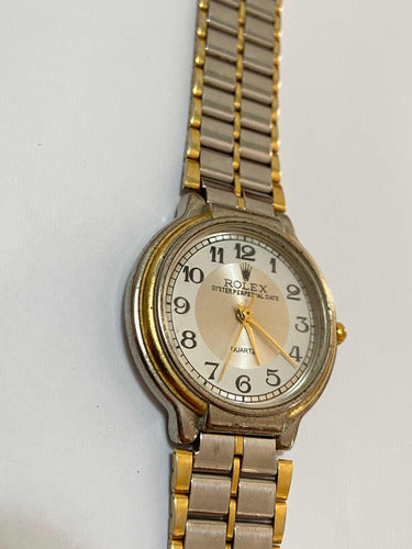 Relógio Rolex Oyster Japan Quartz Antigo Anos 80 32mm