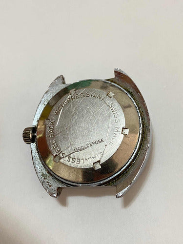 Relógio Antigo Technos A Corda Anos 70