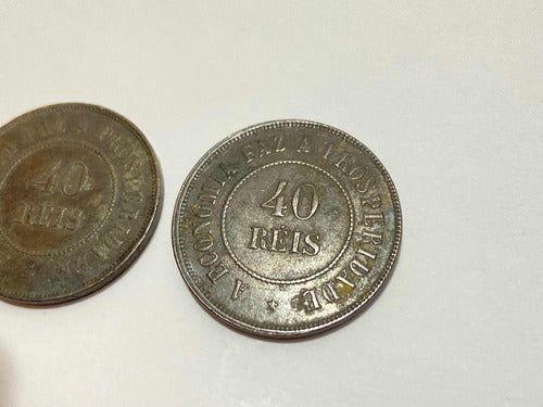 Moedas Antigas 40 Réis 1912 - Lote 2