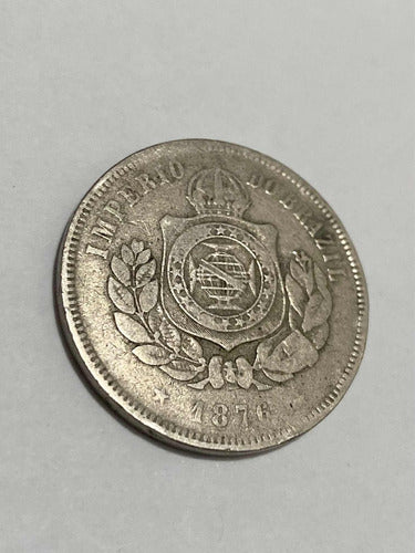 Antiga Moeda 200 Reis 76 Bem Conservada - Lote 5