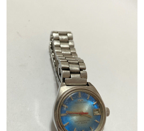 Relógio Antigo Technos Swiss 17 Rubis Antimagnetic