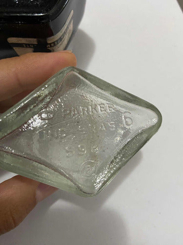 Pote Tinta Para Caneta Antiga Parker Antiga