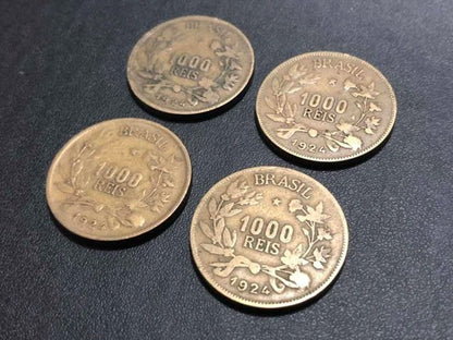 Moedas Antigas 1000 Réis 1924