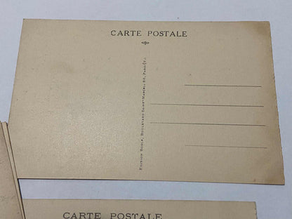 Antiga Coleção Cartões Postais Fotos De Animais Museu Paris