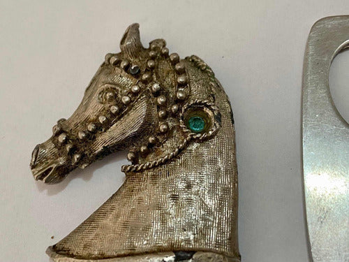 Abridor De Garrafa Antigo - Cavalo - Rosas - Hercules