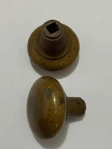 Puxadores Antigos De Bronze Redondo