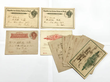 Bilhetes Postais Antigos República Do Brasil (lote)