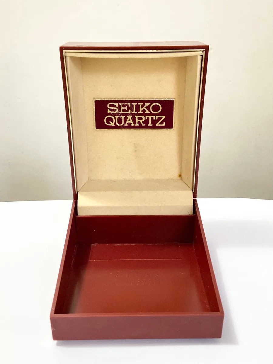 Caixa Original Relógio Seiko Quartz Anos 70/80 Japão Vermelho