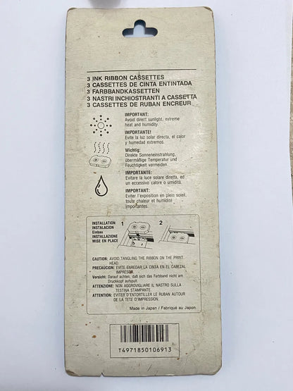 Antiga Fita De Tinta Casio Ir-20g Nova Lacrada Pacote Raro