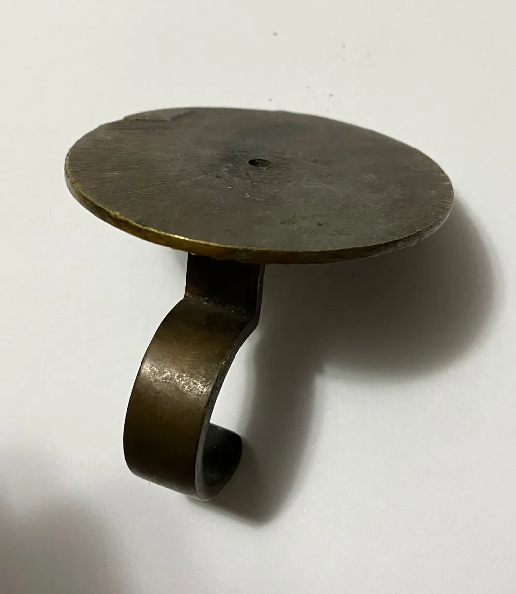 Gancho Antigo De Parede Em Bronze