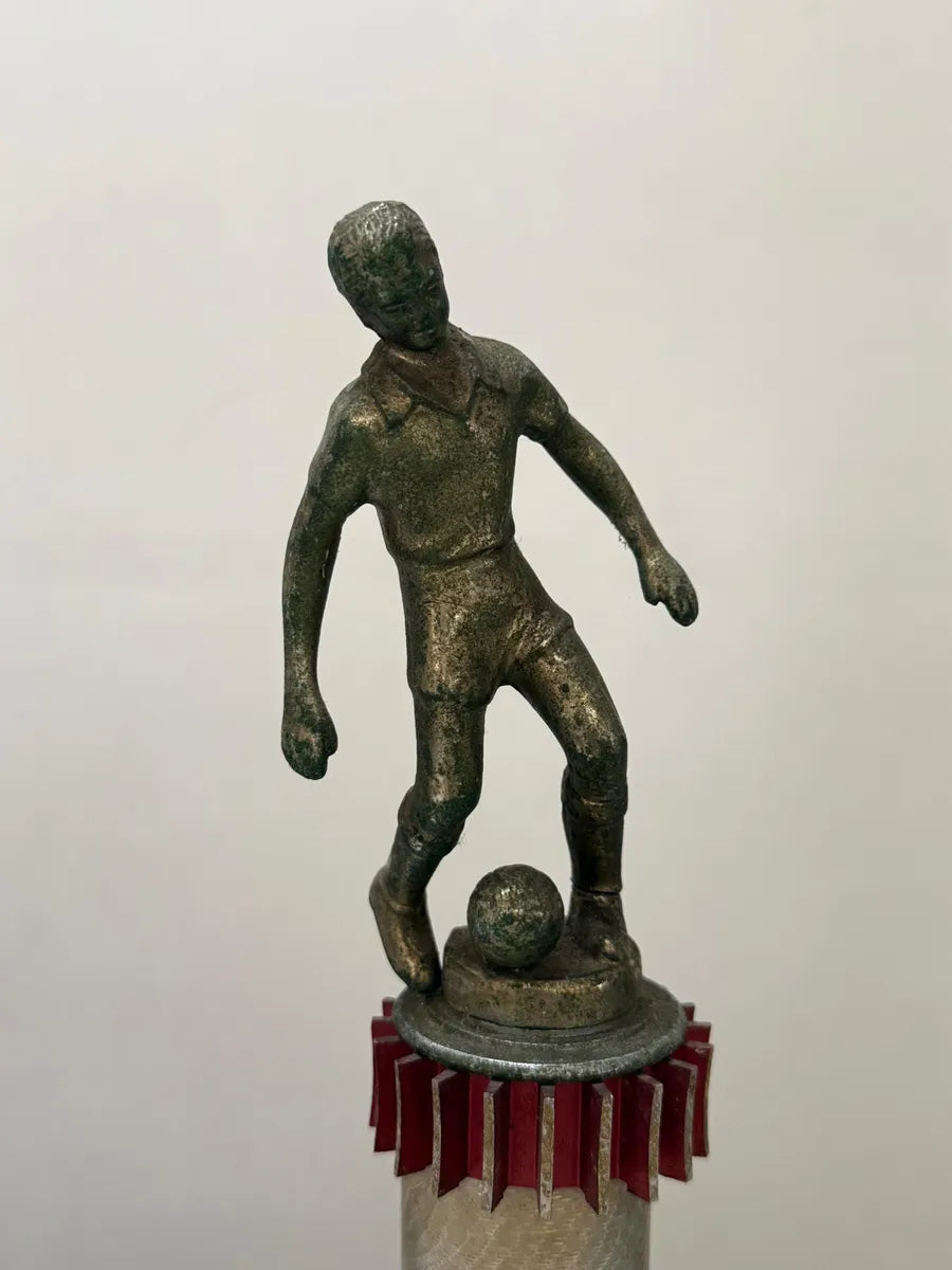Troféu Antigo Futebol Piazza 39cm Coleção Anos 60/70