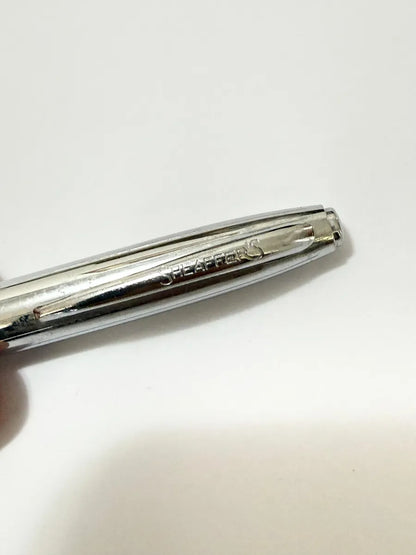 Tampa Caneta Sheaffer Original Cromada Antiga Prateado