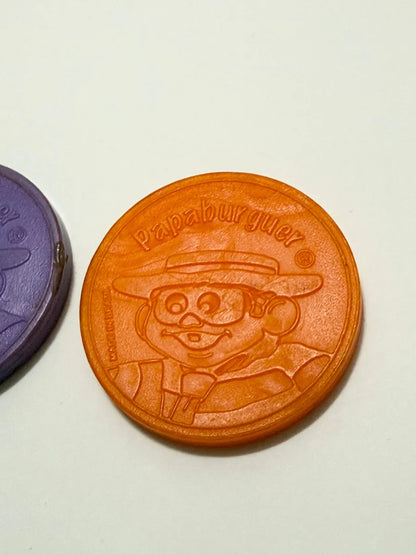 Moedas Antigas Mcdonalds Mcspace Papaburguer Anos 90