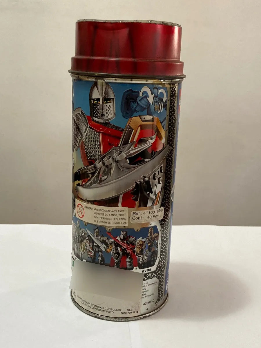 Lata Colecionável Lego Sir Adric Knights Kingdom (vazia) Sir Adric