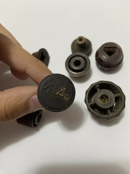 Lote Botões Knobs Radio Som Antigo