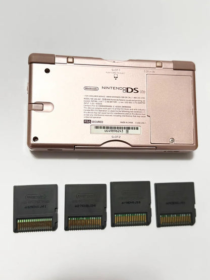 Nintendo Ds Lite Rosa + 4 Jogos Originais Super Mario Kart e outros