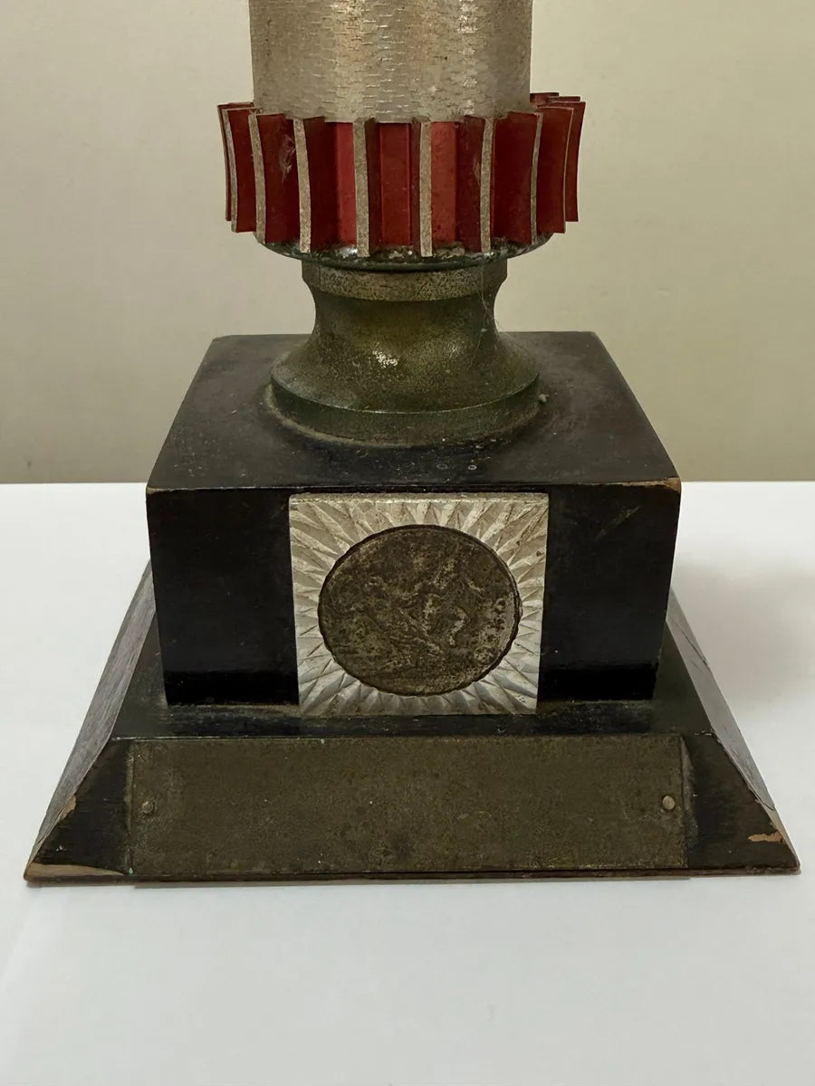 Troféu Antigo Futebol Piazza 39cm Coleção Anos 60/70
