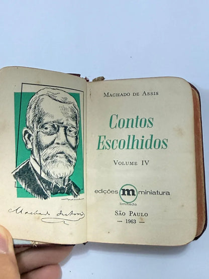 Livro Miniatura Contos Escolhidos Iv Machado De Assis 1963