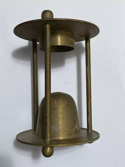 Antigo Raro Queimador De Óleo Essencial / Aquecedor Em Latão