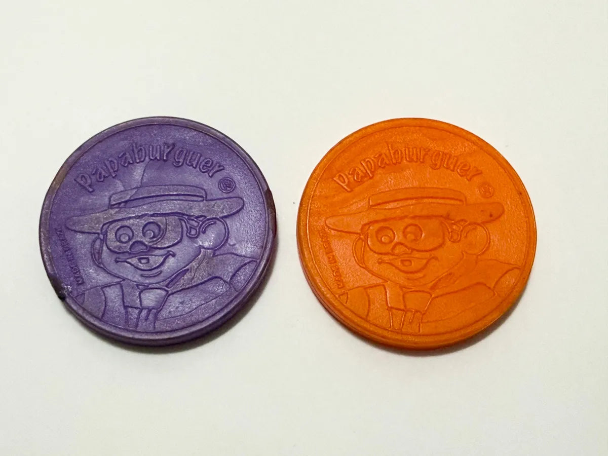 Moedas Antigas Mcdonalds Mcspace Papaburguer Anos 90