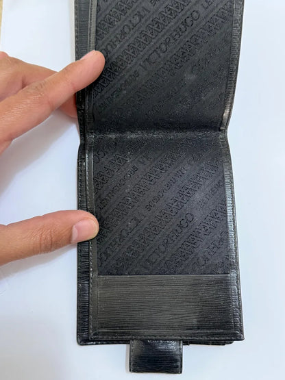 Carteira Victor Hugo Masculina Em Couro Preto