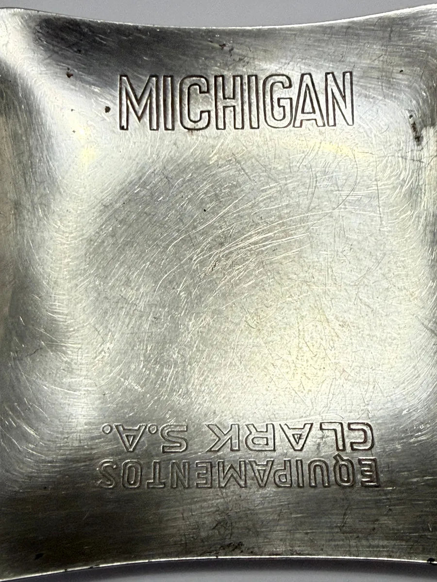 Cinzeiro Antigo Clark S.A. Michigan Alumínio