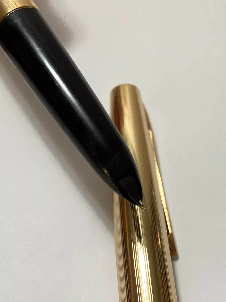 Caneta Tinteiro Antiga Hero 340 Folhada Anos 70