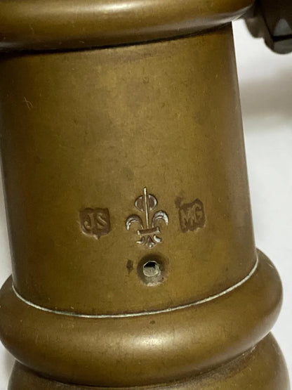 Canhão Decorativo Antigo Em Bronze John Somers Js Mg 46cm
