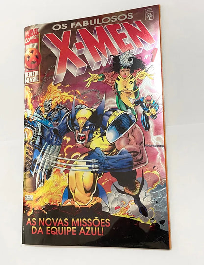 Hq Gibi Os Fabulosos X-men 1a Edição (1996) Equipe Azul