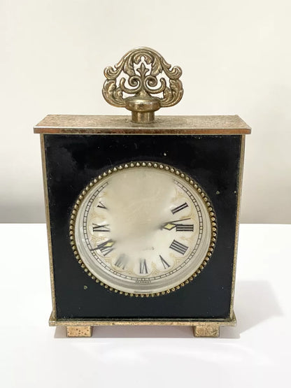 Relógio de Mesa Antigo Alemão Germany Jewels